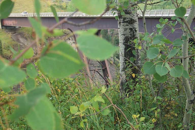 DC 20 - Looking out at the Kiskatinaw River Bridge - 71592